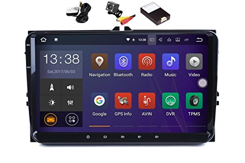 TOOPAI Double DIN 9 Inch Touch Screen Android 7.1 car stereo with touch screen for Volkswagen PASSAT B6
