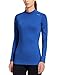 Baleaf Women's Fleece Thermal Mock Neck Long Sleeve Running Shirt Workout Tops
