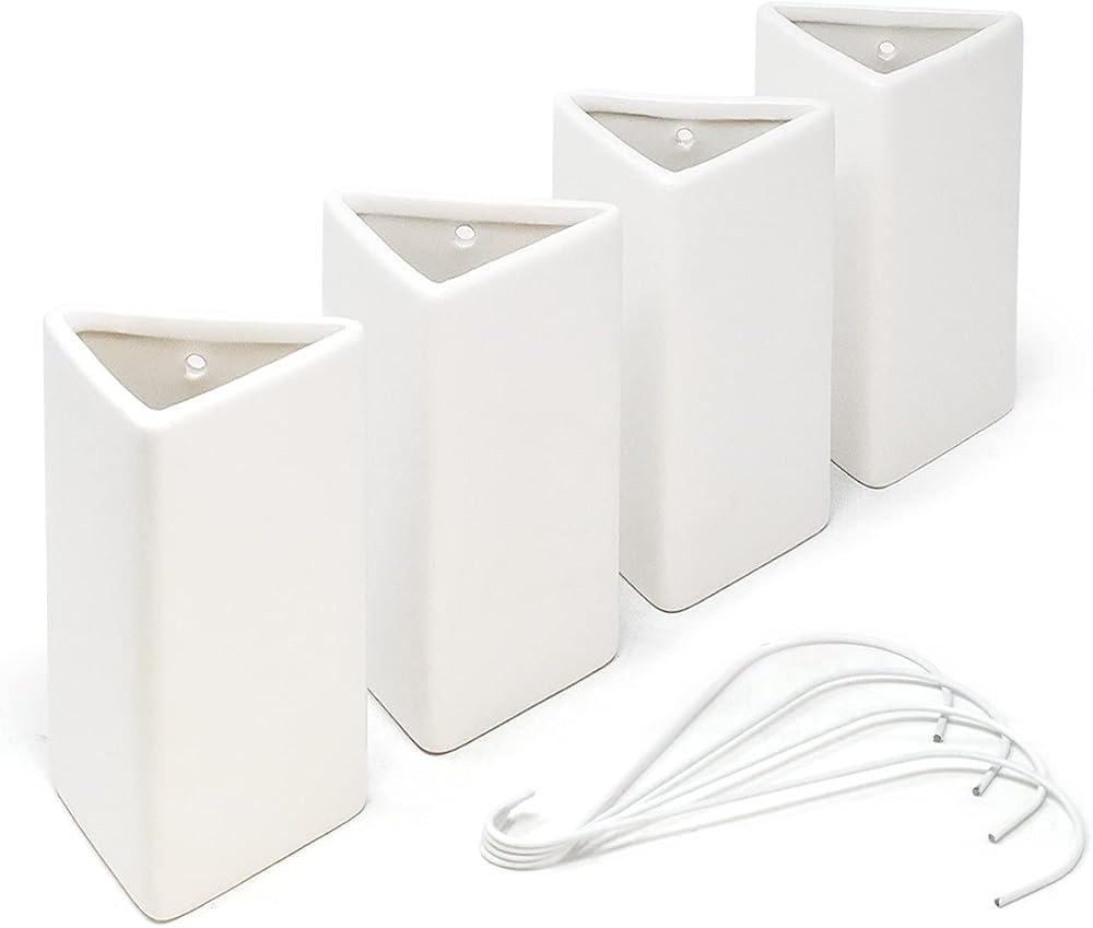 joeji's Kitchen Set of 4 Hanging Radiator Humidifiers White Ceramic
