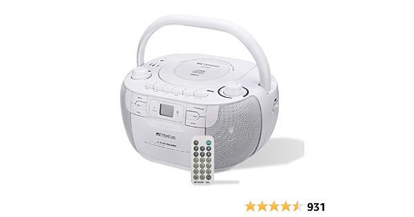 Retekess TR621 CD and Cassette Player 