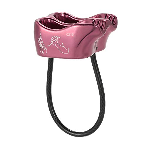 Ito Rocky Belay Device ATC XP for Rock Tree Rope Climbing Magenta - Thumbnail 2