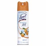 Lysol Neutra Air Sanitizing Spray Air Freshener, Aerosol, Energizing Citrus Zest, 16 Ounce