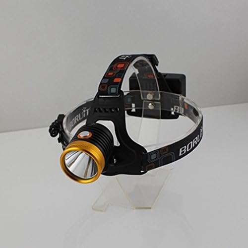 Surborder Shop LED Camping Hiking Headlamp T6 Head Lantern (with 2 pcs18650 batteries)