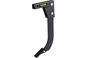 VEVOR Tractor Hitch Mounted Ripper, Heavy-Duty 18 Inch Box Scraper Shank, with 4 Hole Sites Box Blade, 2 Locating Pins Ripper