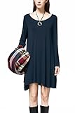 I2crazy Women's Long Sleeve Casual Loose Stylish Comfortable T-Shirt Dress