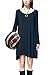 I2crazy Women's Long Sleeve Casual Loose Stylish Comfortable T-Shirt Dress
