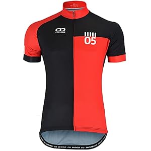 Didoo Cycling Jersey Men Short Sleeve Lightweight Breathable Reflective Biking Shirt with 3 Rear Pockets
