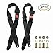 Universal Lap Seat Belt, 2 Point Adjustable Harness Kit for Go Kart, UTV, Buggies, Club Golf Cart, Van, VR, Bus,Truck, Cars, 2 Pack