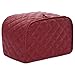Shopline Toaster Cover, Polyester Cover for Four Slice Toaster with Dust & Fingerprint Protection / 12 x 11 x 8.5 (Red)