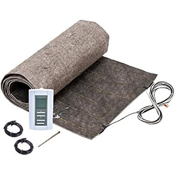 9 sq. ft. ThermoFloor Laminate Floor Heating Kit: (1) 1.5x6 ft. mat, (1