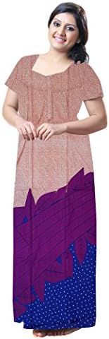 Javuli Feeding Nighty Cotton Dual Zip Feeding/Maternity / Nursing Nighty/Nightwear (XX-Large)-Feeding-nighty-F140