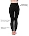 Homma 3 Pack Extra-Thick French Terry Thermal Leggings (Small/Medium, Black x3)