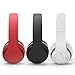 SoMi Bluetooth Headphones with Built-in Mic, Hi-Fi Stereo, Wireless Headphones Overhead Headset, On Ear, Adjustable, Foldable + Wired Mode, White
