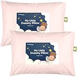 2-Pack Toddler Pillow - Soft Organic Cotton Toddler