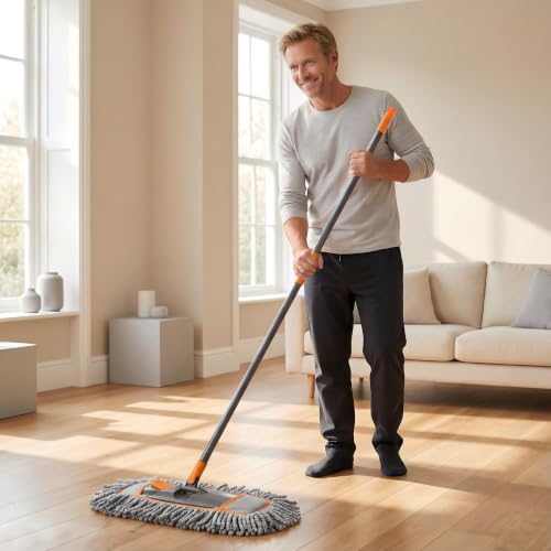 CLEANHOME Microfiber Dust Mop for Hardwood Floor Cleaning photo 12