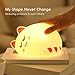 Night Lights for Kids, One Fire Baby Nursery Night Light, Cute Cat Soft Silicone Animal Kitty Lamp, Portable Breastfeeding Room Decor Nightlights for Children Toddler Teen Girls Boys Birthday Gifts