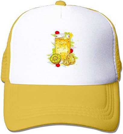 Juice Kiwi Fruit Orange Premium Original Blank Cotton Twill Fitted Hat