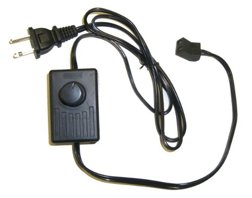 Coolerguys 120x25mm Low Speed AC Fan with mount/stand and manual speed control Kit CGAC1225L-BC