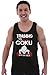 Training to Beat Goku Super Nerdy Ninja Tank Top Black