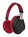 Bluedio TM Bluetooth Headphones Over Ear, Voice Control Hi-Fi Stereo Wireless Headset with Mic Supports Amazon Web Services (AWS) for Travel Work Cellphone, Red