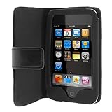 Importer520 Folio Wallet Leather Case for Apple iPod Touch 3rd Generation (Black)