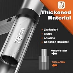 Telescoping Ladder, SocTone 12.5 FT Aluminum