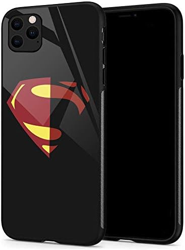 iPhone 11 Pro Case,Comics Movies-408 Pattern 9H Tempered Glass iPhone 11 Pro Cases for Men Boy Girls Soft TPU Bumper Fashion Pattern Design Cover Case for iPhone 11 Pro（5.8inch）