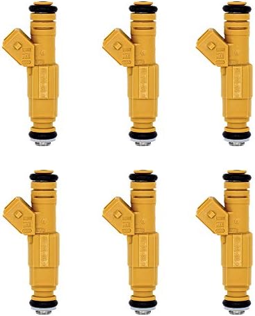 6PCS Flow Matched Fuel Injectors For Jeep Grand Cherokee Wrangler Comanche 4.0L Ford Mercury Lincoln 4.6L 5.0L 6.8L 0280155710 0280155700