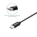 Nekteck USB Type C (USB-C) to USB Type-C Data & Charging Cable Reversible Design for MacBook 12 Inch,Galaxy S8 S9/ S8 Plus S9 Plus, LG G5/G6, Pixel2/ Pixel XL2, 5X 6P and More, Black - 2m/6.6ft