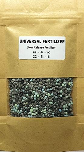 Universal fertilizer (22-5-6 NPK) for Potted Plants, Flowering Plants, Lawn, Garden and Turf. Made in USA. (100 Grams)