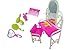 Masingo Fashion Dressing Table And Chair Set For Barbies Dolls Bedroom Furniture