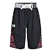 Under Armour Girls Hoops Short, Black (001)/White, Youth Medium
