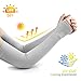 BYINN UV Sun Protection Cooling Arm Sleeves for Men Women Youth Kids Cool Long Sleeves to Cover Arms Sports Gloves Golf Cycling Running Driving Baseball Basketball Tattoo Cover Sleeve 1 Pair/ 3 Pairs