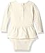 Vitamins Baby Baby Girls' Peplum Screen Print 3 Piece Creeper Pant Set