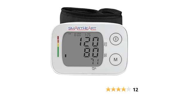 Smartheart Blood Pressure Wrist Monitor 2025