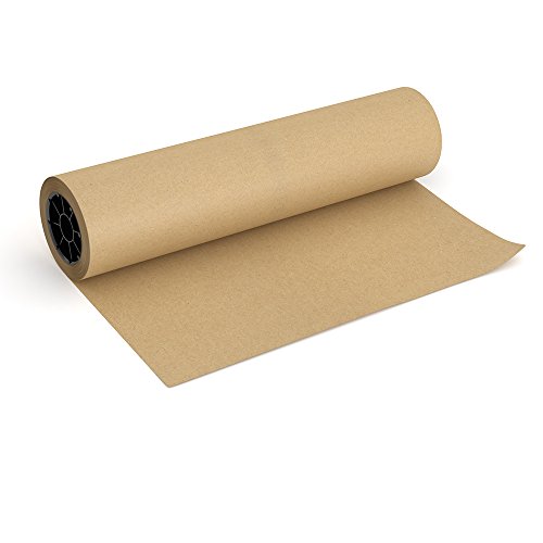 Brown Kraft Butcher Paper Roll - 18 Inch x 175 Feet (2100 Inch) - Food Grade FDA Approved – Great Smoking Wrapping Paper for Meat of all Varieties – Made in USA – Unbleached Unwaxed and Uncoated