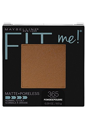 Maybelline New York Fit Me Matte + Poreless Powder Makeup, Nutmeg, 0.29 oz.