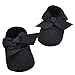 Creazrise Baby Infant Kid Boy Girl Soft Sole Sneaker Toddler Shoes (S:0-6 Month, Black)