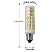 E11 LED Bulbs- 60W or 75W Equivalent halogen Repalcement 600 Lumens, Mini Candelabra Base,110, 120v,130 Volt,Warm white, Replaces T4 /T3 JD Type Clear E11 Light Bulb (Pack of 5)