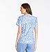 Tooniforms By Cherokee Women's Mock Wrap Toy Fixer Print Scrub Top