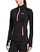 Baleaf Women's Thermal Fleece Half Zip Thumbholes Long Sleeve Running Top