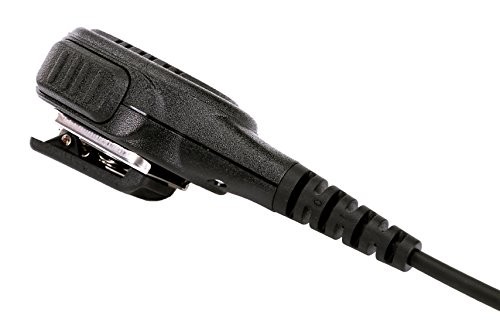 Heavy Speaker Mic with Reinforced Cable for Baofeng Radios BF-F8HP BF-F9 UV-82 UV-82HP UV-82C UV-5R UV-5R5 UV-5RA UV-5RE UV-5X3 V2+ and Arcshell TYT Wouxun Kenwood 2 Pin Radios, Shoulder Microphone