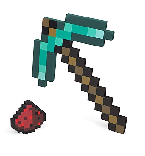ThinkGeek Minecraft Diamond Pickaxe and Redstone Dust Adventure Kit - Helps You Navigate Through Countless Creeps.