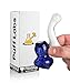 PUFF LABS White Blue 5'' Bubbler Made in the USA