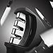 Knife Sharpener,Besiva 3 Stage Professional Kitchen Knife Sharpening System for Straight Tungsten Diamond Ceramic and Serrated Knives (Black)