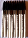 10 Pens Reynolds 045 Fine Carbure Ball Point Pen 0.45 Mm Tip BLACK Brand ADD By Indian Cricketer Sachin Tendulkar