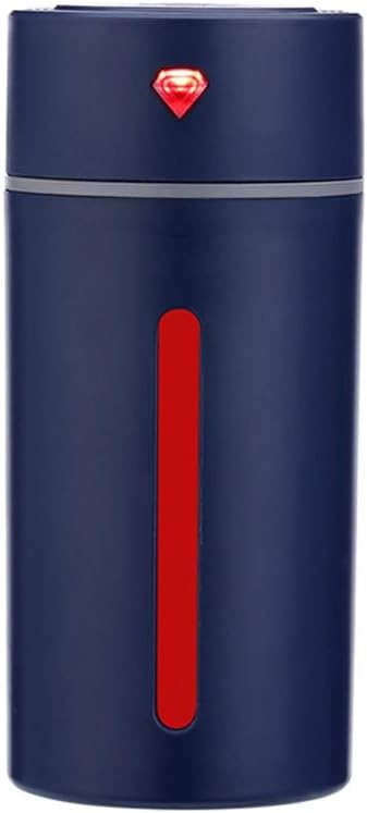 HLGQ Air Purifier Humidifier 2 in 1,Portable/Romantic LED Night Light, Perfect Decoration for Bedroom,Blue