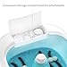 HoMedics Foot Salon Pro Footbath with Heat Boost Power | Massaging Vibration, 4 Pedicure Spa Attachments, Splash Guard | Soothe Tired Muscles, 4 Pressure Node Rollers, Built-In Storage