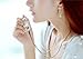 Rigant Gold Plated Heart Cut & Teardrop Swarovski Elements Crystal Bow Tie Cat Animal Pendant Long Chain Necklace
