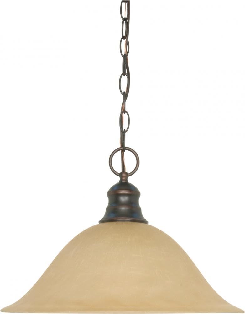 Nuvo 60/1276 Hanging Dome With Champagne Glass, Mahogany Bronze, 16 in.